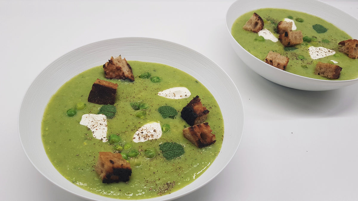 Pea and Mint Soup – Ambra's Kitchen