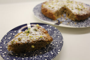 Ambra's Kitchen Carrot,  Coconut and Pistacho Cake